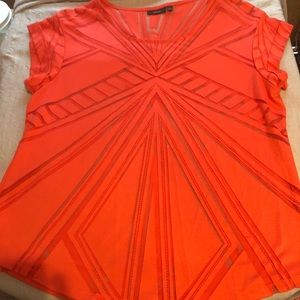 Apt9 orange short sleeve top